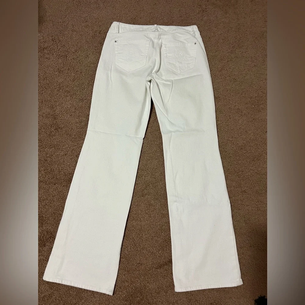 Lilly Pulitzer main line  Boot Cut flare  Jeans White - Picture 10 of 15